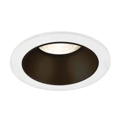 Support de spot Beta R1 rond blanc/noir MR16 GU10/GU5.3