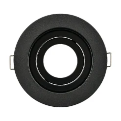 Support de spot Beta R3 rond noir MR16 GU10/GU5.3