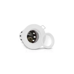 Support de Spot LED Encastrable + Douille GU10 Etanche IP65 90mm - perçage 73mm