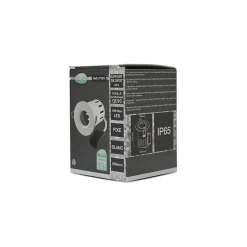 Support de Spot LED Encastrable + Douille GU10 Etanche IP65 90mm - perçage 73mm