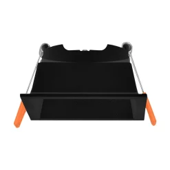 Support de spot Tetra S2 carré noir MR16 GU10/GU5.3