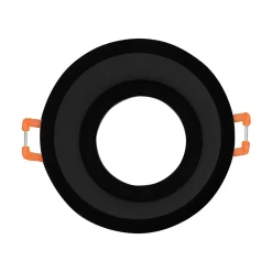 Support de spot Tetra S1 rond noir MR16 GU10/GU5.3