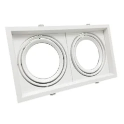 Support Double Encastrable pour Ampoules LED AR111 - SILAMP