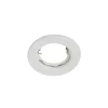 Support rond pour spot encastrable IP20 ⌀8,2xH.3,2cm métal blanc