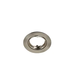 Support rond pour spot encastrable Ares IP20 ⌀8,5xH.2,8cm métal chrome GoodHome