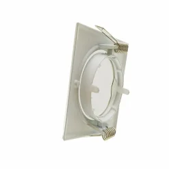 Support Spot Encastrable GU10 LED Orientable Carré BLANC - SILAMP