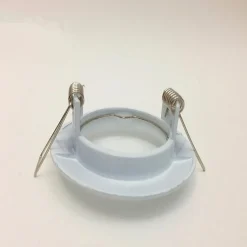 Support Spot Encastrable GU10 Rond en Acier Couleur INOX - SILAMP