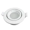 Support Spot Encastrable GU10 LED Orientable Rond BLANC - SILAMP