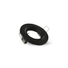 Support Spot Encastrable Plafond Rond Orientable 60 Noir 86 mm