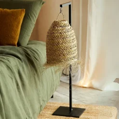 Support XL sur pied pour lampe (1 m - Noir)