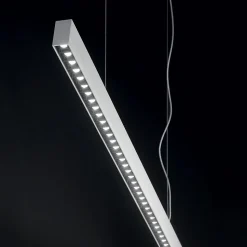 Suspendu décoratif à barre droite linéaire à DEL Blanc, 4000K
