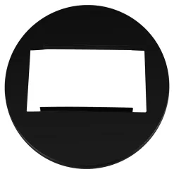 Suspension 3 lampes rotin et métal noir E27 15W H.110cm GoodHome Conebill