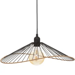 Suspension Alara - noir - métal filaire D45 cm - Atmosphera