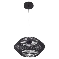 Suspension Amersham E27 noir lux.pro
