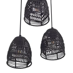 Suspension Andover 3 x E14 noir lux.pro