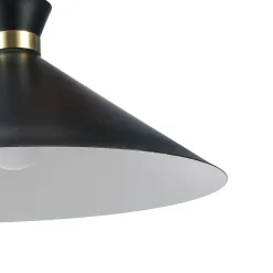 Suspension Apennin 35cm E27 IP20 noir