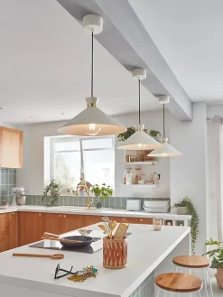 Suspension Apennin 35cm E27 IP20 crème