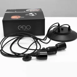 Suspension araignée Aranea 3xE27 Lampe suspendue rétro lampe araignée noire EDO777187