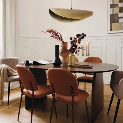 Suspension Arlo - doré - métal D80 cm - Atmosphera