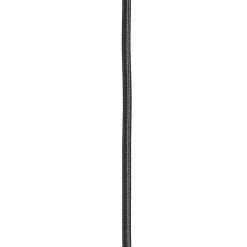 Suspension Art Déco noire avec verre doré 20 cm - Pallon