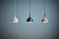 Suspension Aulavik GoodHome E27 gris