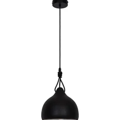 Suspension Aulavik GoodHome E27 noir