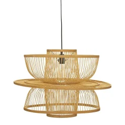 Suspension bambou Ava naturel D58 Atmosphera
