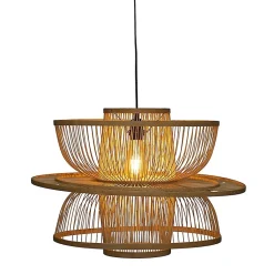 Suspension bambou Ava naturel D58 Atmosphera