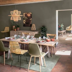 Suspension bambou Ava naturel D58 Atmosphera