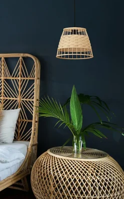 Suspension Bambou Umston Dunalux IP20 E27 40W Ø25 x H.110cm