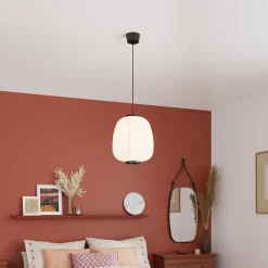 Suspension Bantry E27 15W ⌀35xH.110cm blanc GoodHome