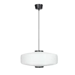 Suspension Bantry E27 15W ⌀65xH.110cm blanc GoodHome