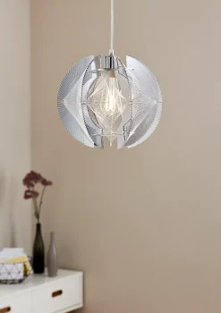 Suspension Bastberg GoodHome E27 argent