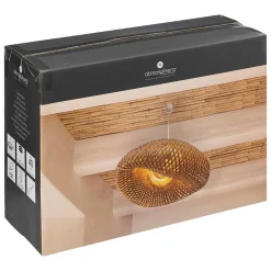 Suspension Beddy en métal D50cm marron - Atmosphera