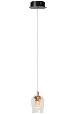 Suspension BERLIANE en aluminium avec LED intégré - Transparent - Lucide