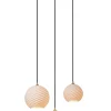 Suspension BINA en porcelaine avec 3xE27 - Blanc - Lucide