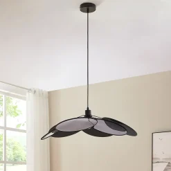 Suspension Blackwood métal / tissu noir lux.pro