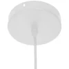 Suspension bouclette Tina blanc D37cm - Atmosphera