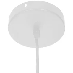 Suspension bouclette Tina blanc D37cm - Atmosphera
