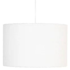 Suspension bouclette Tina blanc D37cm - Atmosphera