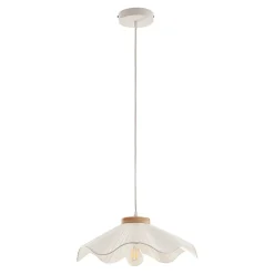 Suspension Broadway hauteur 144 cm E27 blanc lux.pro