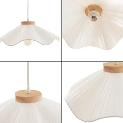 Suspension Broadway hauteur 144 cm E27 blanc lux.pro