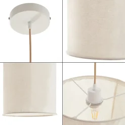 Suspension Buckley blanc lux.pro