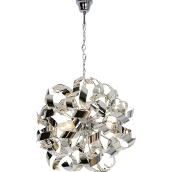 Suspension Caladane 4 lampes E14 IP20 argent