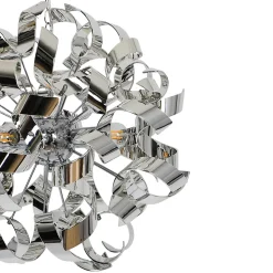 Suspension Caladane 4 lampes E14 IP20 argent