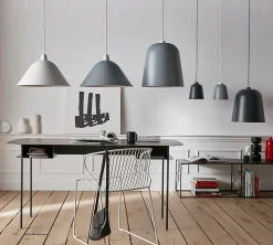 Suspension Calume GoodHome 18cm IP20 E27 noir