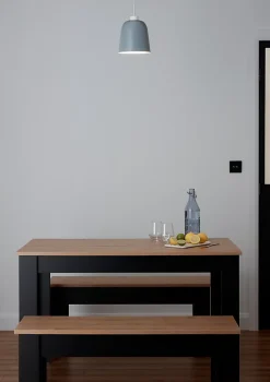 Suspension Calume GoodHome 18cm IP20 E27 gris