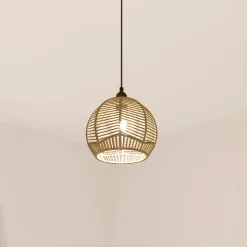 Suspension Caren D24cm beige - Atmosphera