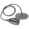 Suspension câble (1m) Edison chrome E27 IP20 max 60W