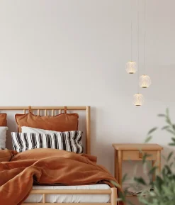 Suspension CINTRA en acrylique avec LED intégré - Transparent - Lucide